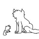two-cats-linart