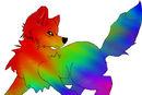 rainbow-wolf
