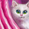 cat by Bamboo