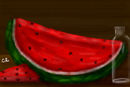 watermelon-and-bottle