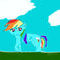 rainbow-dash by riverstar