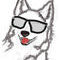 hipster-coyote by summerfoxcraft