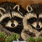 happy-little-raccoons by kutedymples