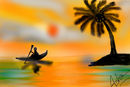 a-coconut-sunset